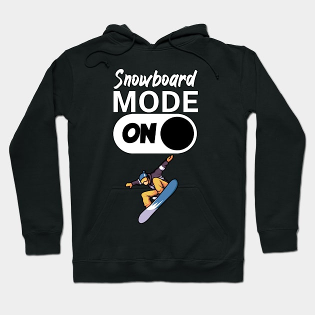 Snowboard mode on Hoodie by maxcode